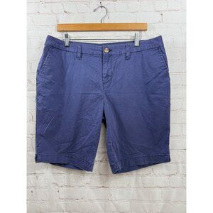 Faded Glory Shorts Womens Size 12 Periwinkle Blue Casual Chino